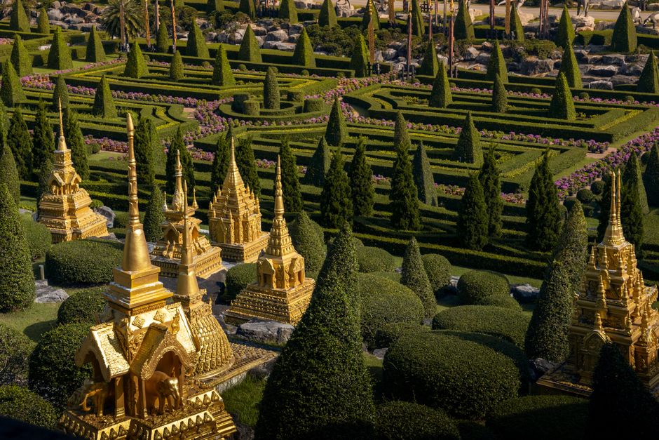 Tropisch ingerichte tuinkamer met exotische planten. Tropisch ingerichte tuinkamer met exotische planten.